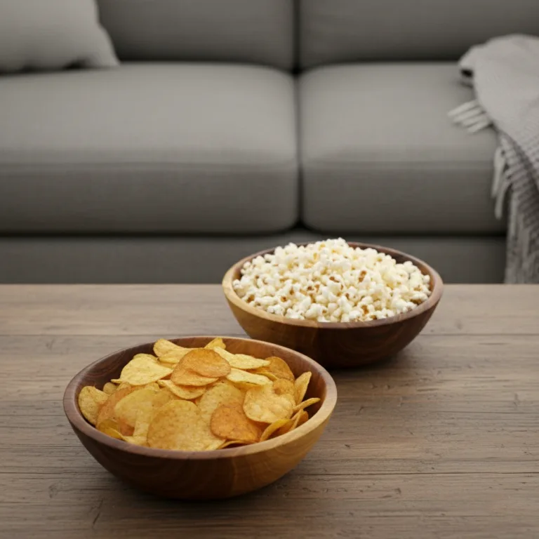 Rustic Walnut Wood Salad Bowl