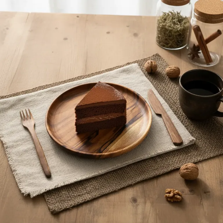 Shallow Walnut Wood Plate